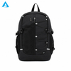 Wholesale Custom Durable PU Outdoor Backpack Reflective Trim Laptop Water Resistant Sports Daypack Bungee Cord Hiking Travel