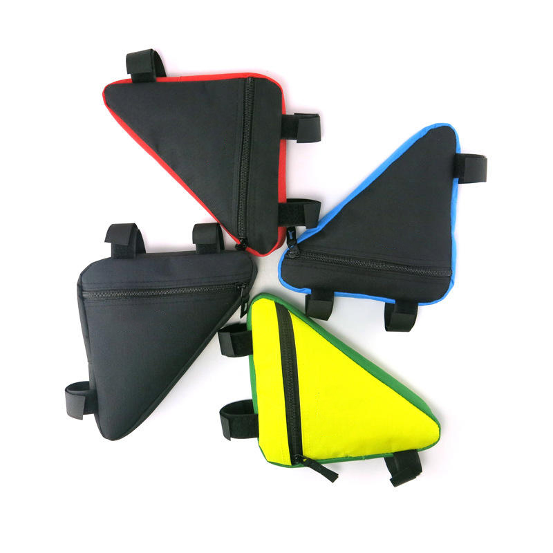 Advance Saddle Bag for Cycling Mountain Bike Triangle Tool Bag Top Tube Crossbar Bag Water Resistant Polyester Zipper Closure