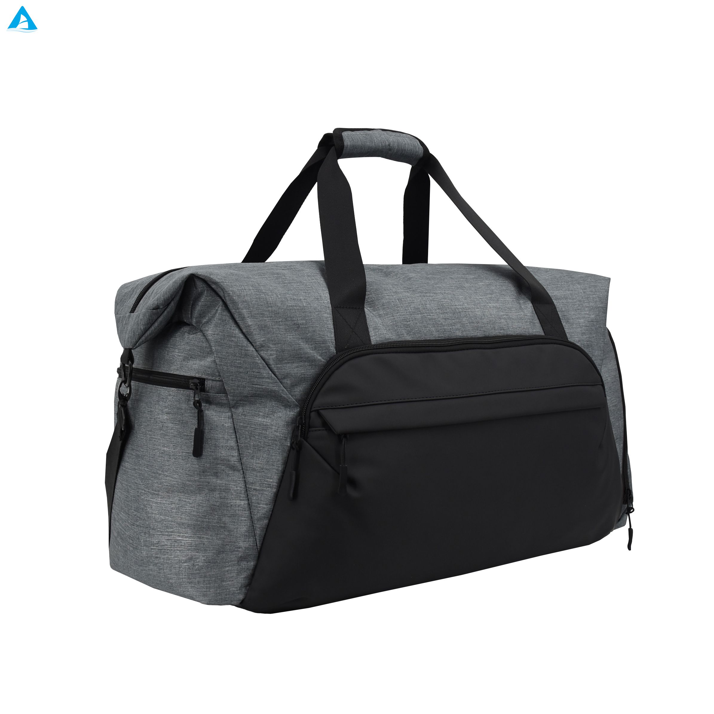 Factory Direct Multi-function Roll-top Carry-on Large Capacity Duffel Bag Sports Gym Travel Luggage Bag with Shoe Compartment 