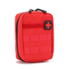 High Quality Tactical Molle Medical Pouch First Aid Kit Bag Polyester IFAK Trauma Pouch Cross Patch Quick Release Double Zipper