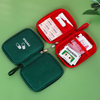 Portable Waterproof Polyester First Aid Kit Organizer Travel Medicine Storage Bag Zipper Closure Cosmetic Pouch