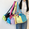 Multifunctional Colorful Travel Toiletry Bag Luggage Strap-On Duffle Cosmetic Storage Bag Fitness Travel Sports Tennis Bag