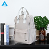 Large Capacity Waterproof Canvas Backpack with Polyester Lining Simple Versatile Unisex Travel Bag for All Seasons