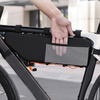 Polyester Waterproof Large Capacity Mountain Road Bicycle Bottom Tube Crossbeam Bag with Zipper Closure for Outdoor Sports