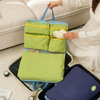 6-in-1 Zipper Compartments Clothes Organizer Bag Multifunction Travel HandBag Portable Hanging Underwear Storage Bag