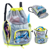 Dry Wet Separation Zipper Hasp Backpack Men Women Sports Swimming Large Capacity Mesh Breathable Travel Fashion Lightweight