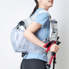 Outdoor Running Hydration Vest Lightweight Breathable Mesh Nylon Physiological Curve Back Water Bottle Compartment Adjustable