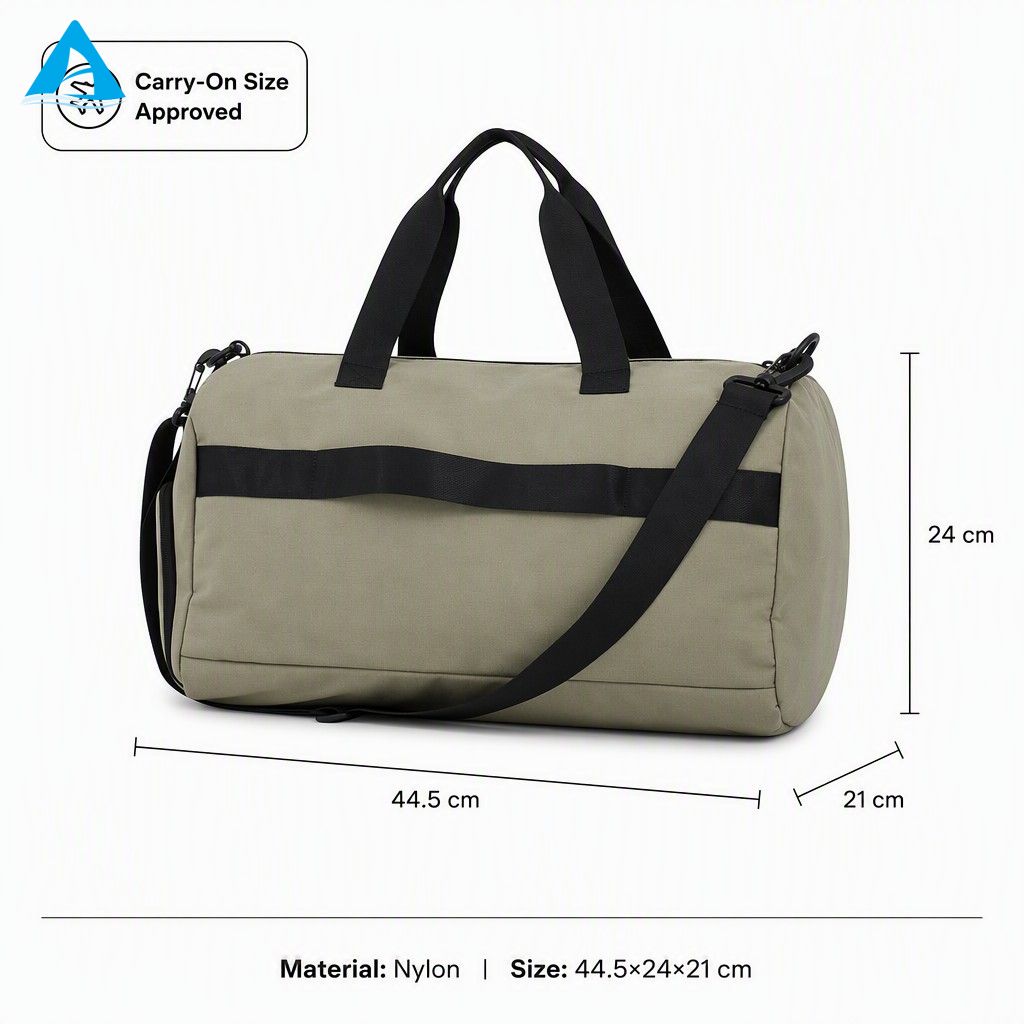 Advance High Quality Nylon Duffel Bag Large Capacity Carry on Sports Gym Weekender Travel Bag for Men Women Unisex