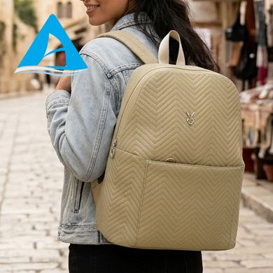 Factory Custom Solid-Color Nylon Women Backpacks with Zipper Closure Lightweight and Fashionable for Students 