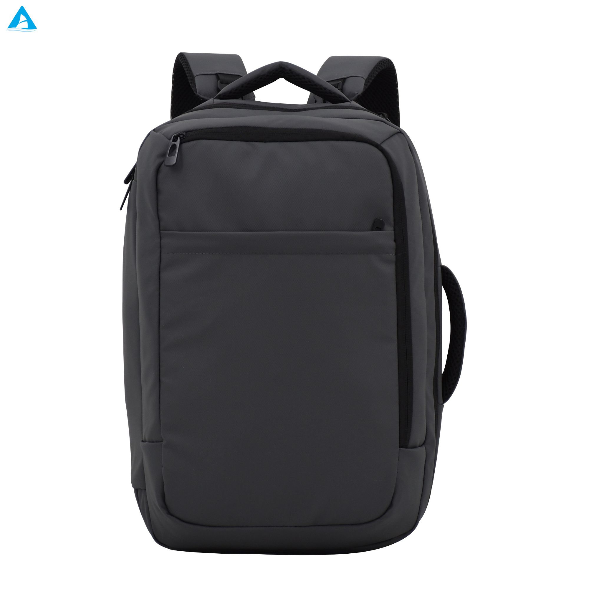 Factory Customized Logo Unisex Waterproof Internal Frame Backpack Black Cross-Border Laptop Bag with Polyester Lining