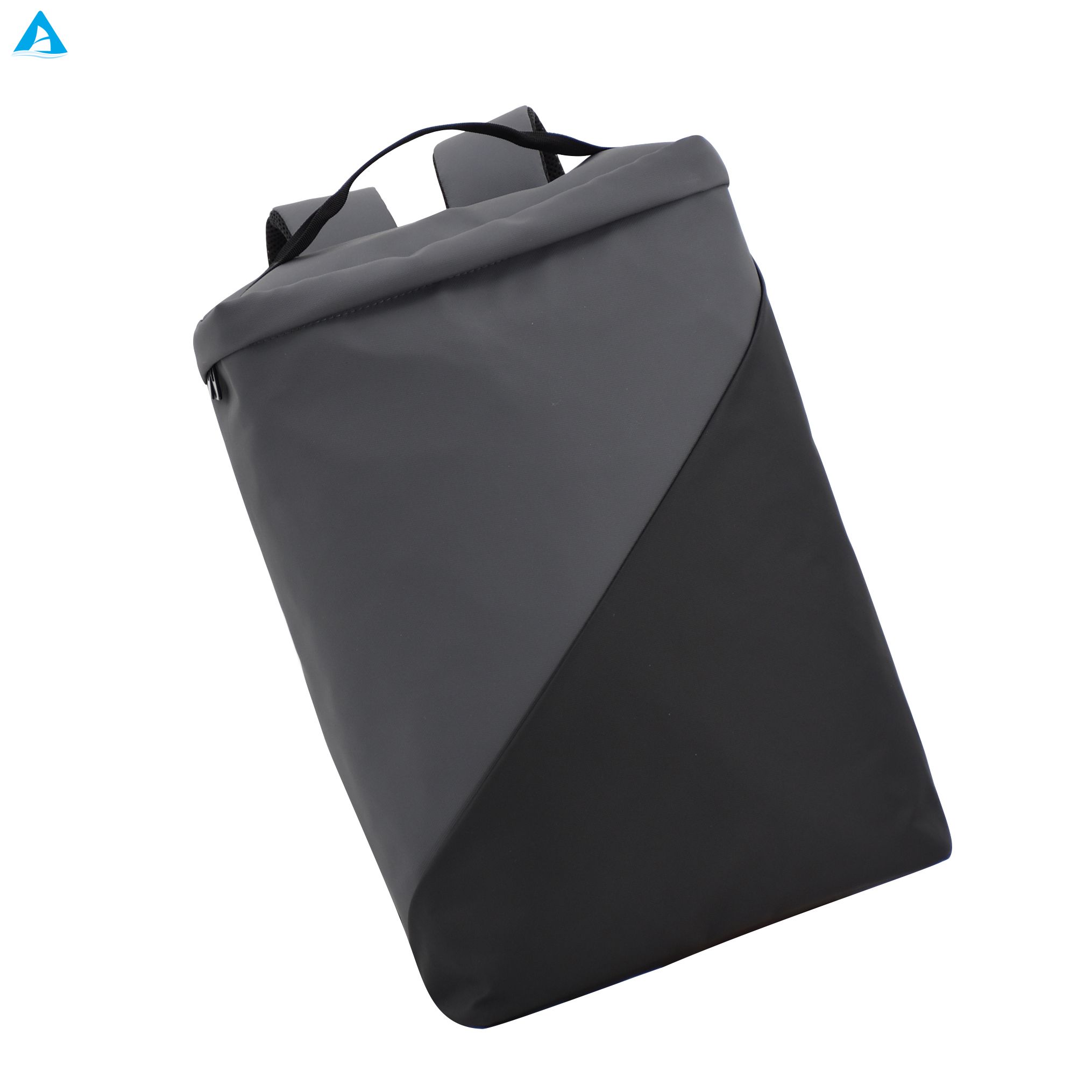 Wholesale Custom Logo Color Block Backpack Waterproof Roll Top Laptop Bag Business Travel Backpack for Office Commute