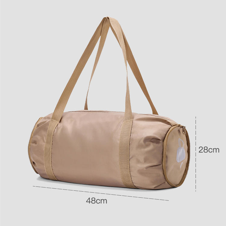 Lightweight Foldable Gym Duffel Bag Portable Travel Sports Bag with Zipper Closure for Fitness and Outdoor Activities