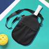 Pickleball Paddle Bag Neoprene Sling Backpack Pickleball Bag with Mesh Pocket Adjustable Strap for Men Women Outdoor Sports