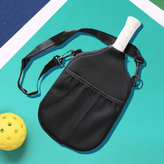 Pickleball Paddle Bag Neoprene Sling Backpack Pickleball Bag with Mesh Pocket Adjustable Strap for Men Women Outdoor Sports