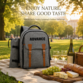 BSCI Factory Audit Large Capacity Picnic Backpack Portable Multifunction Lifestyle Bags with Detachable Blanket Pouch