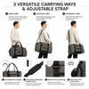 Custom Large Capacity Travel Handbag Airline Approved Carry on Duffle Bag with Adjustable Shoulder Strap for Business Trips