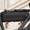 Polyester Waterproof Large Capacity Mountain Road Bicycle Bottom Tube Crossbeam Bag with Zipper Closure for Outdoor Sports