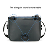 Custom Waterproof Bicycle Front Hanging Bag with Touch Screen Phone Window Large Capacity Crossbody Bag for Outdoor Riding