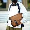 Fashion Men's Casual Crossbody Shoulder Bag Minimalist Travel Bag With Adjustable Strap Buckle Closure for Commuting Use