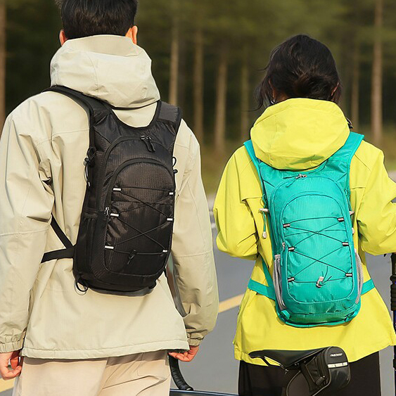 Waterproof Outdoor Hydration Backpack with Reflective Strips & Breathable Mesh Back 20L Camping Cycling Daypack for Men Women