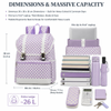 Advance Custom Large Capacity Student Backpack with 15.6 Inch Laptop Compartment Multi-Pocket School Bag for College Travel