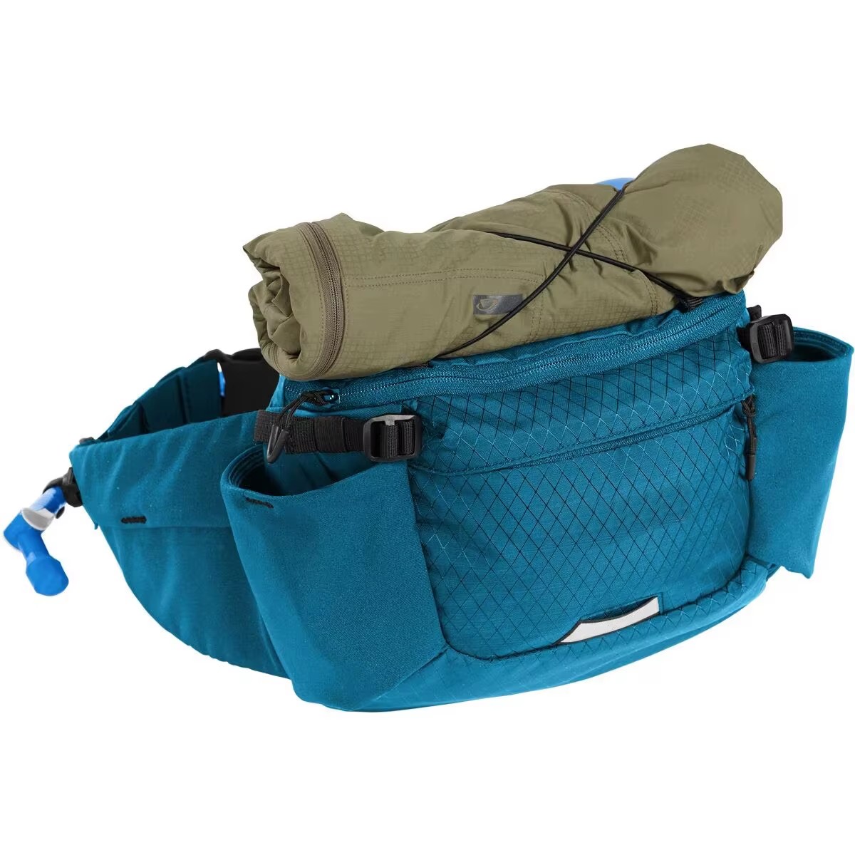 Multi-Function Lightweight Fashion Running Hydration Belt Waist Pack Soft Flask Breathable Mesh Back Panel Adjustable Strap