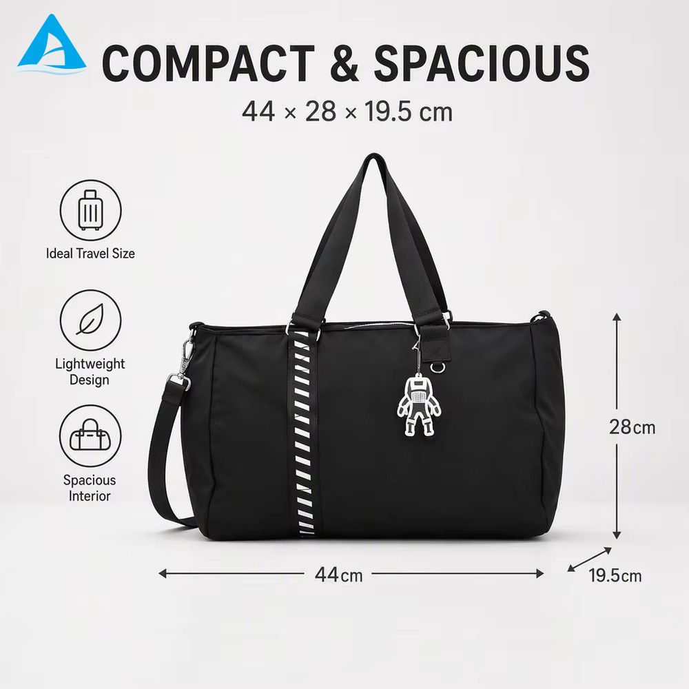 Large Capacity Weekender Overnight Travel Duffle Bag Waterproof Fabric Tote Shoulder Bag Duffle Sports Gym Bag for Outdoor