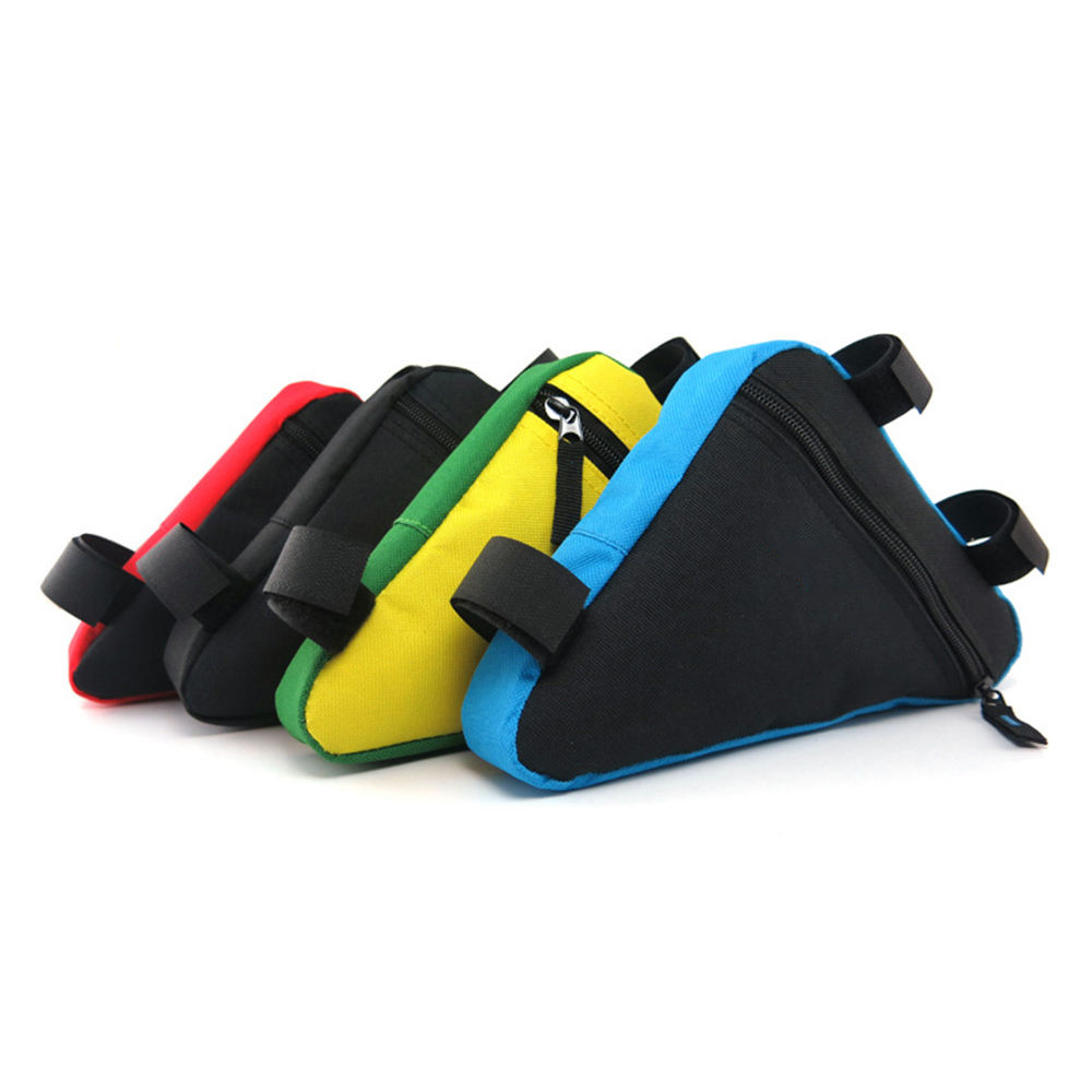 Advance Saddle Bag for Cycling Mountain Bike Triangle Tool Bag Top Tube Crossbar Bag Water Resistant Polyester Zipper Closure