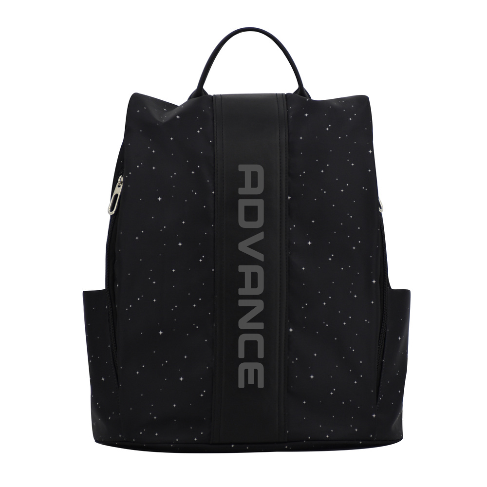 Airline Approved Carry-On Backpack with Laptop Sleeve Custom Lightweight Star Print Polyester Travel Daypack for Women