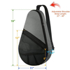 Racket Bag Padel Bag Pickleball Racket Lanyard Portable Gear Net Bag Single-Shoulder Tennis Backpack Water Resistant Custom