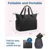 Airline Approved Foldable Travel Duffle Bag Lightweight Underseat Carry-On Personal Item Bag Portable Short Trips Weekender Bag