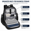 Airline Approved Carry on Business Travel Laptop Backpack with Luggage Strap Lightweight Personal Item Bag for Men Women