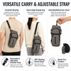 Wholesale Cheap Price Ultralight Water Bottle Sling Bag with Phone Pocket Adjustable Crossbody Pouch for Dog Walking 