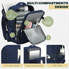 BSCI Customizable Travel Laptop Backpack Water Resistant Lightweight Weekender Bag Casual Daypack for Business Commuting