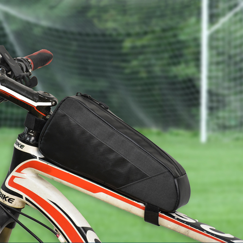 Manufacturer Direct Sales Black Cycling Gear Waterproof Road Bike Top Tube Bag Front Frame Bag for All Seasons Bicycles
