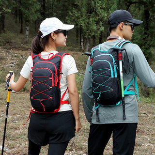 NEW ADVANCE Softback Hiking Running Backpack Lightweight Breathable Adjustable Daypack Chest Strap Reflective Safety Strips