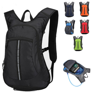 ADVANCE Waterproof Lightweight Cycling Backpack Helmet Bag Hydration Port Adjustable Straps Anti-Tear Nylon for Running Cycling