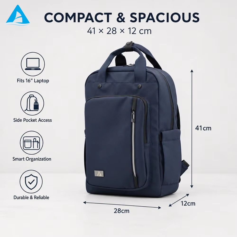 BSCI Factory Direct Laptop Backpack Lightweight Men Business Waterproof School Sthdent Backpack With Comfortable Handbag