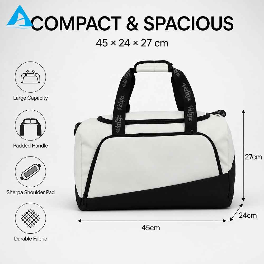 Top Quality Travel Gym Bag Large Capacity Sports Duffel Bag with Adjustable Strap Durable Ripstop Fabric Weekend Bag