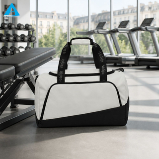 Large Capacity Gym Bag Men Women Sports Duffel Bag with Adjustable Strap Sherpa Shoulder Pad Durable Ripstop Fabric Travel Weekend Bag