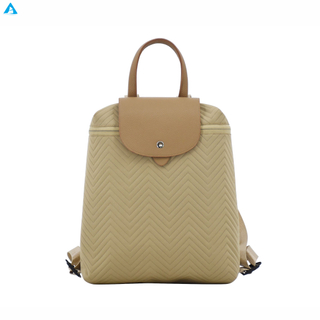 Custom Lady Nylon Waterproof Lightweight Internal Frame Portable Backpack Zipper Closure Classic Luxury Outdoor Travel