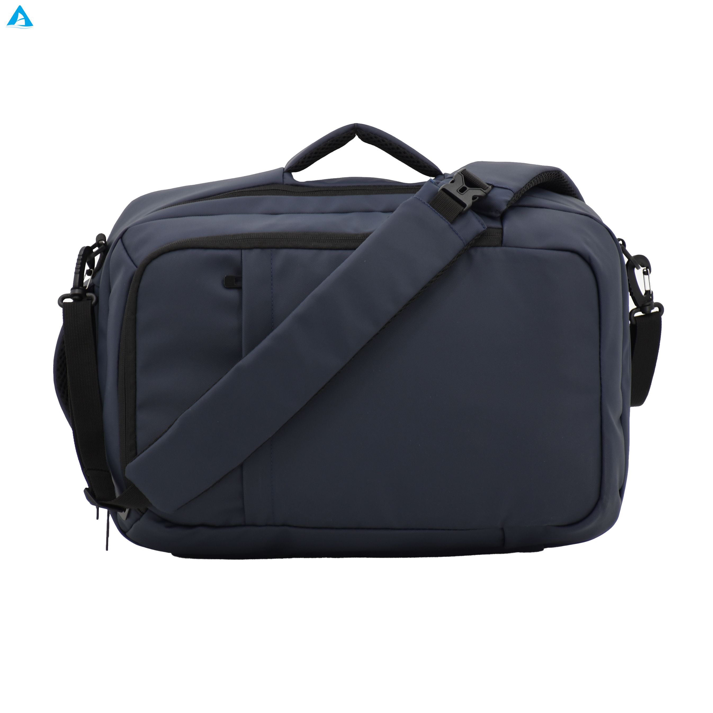 Factory Customized Logo Unisex Waterproof Internal Frame Backpack Black Cross-Border Laptop Bag with Polyester Lining