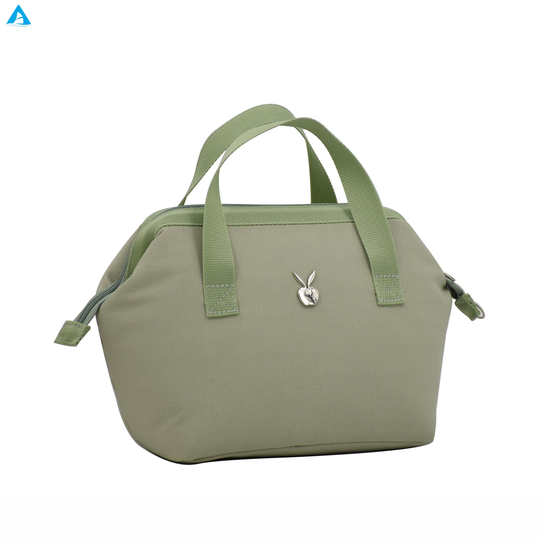 Cute Lunch Bag Reusable Polyester Thermal Cooler Tote Bag Portable Handbag for Work Picnic School Food Storage