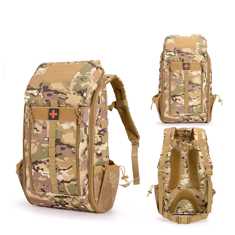Advance Cross Border Customized Outdoor Multifunctional Fire Emergency Tactical Medical Bag Large Capacity Hiking Supplies