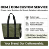 Waterproof Matte Tote Bag Large Capacity 2-in-1 Design with Detachable Strap Wide Handle Handbag for Gym Office Travel Daily
