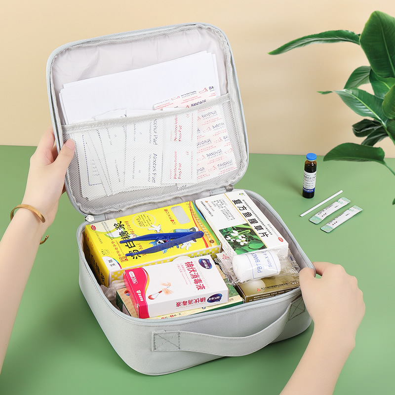 Advance Portable Small Medicine Bag Emergency Rescue Kit Home Polyester Medical Storage Bag Handheld Outdoor Travel Business