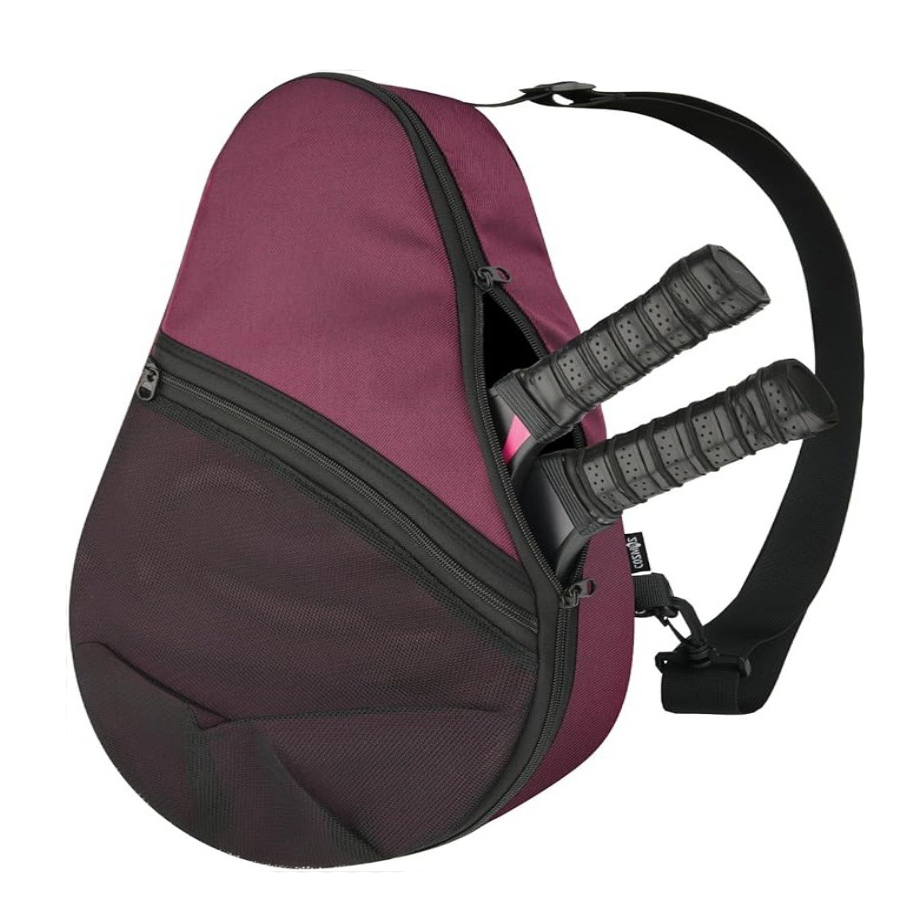 Racket Bag Padel Bag Pickleball Racket Lanyard Portable Gear Net Bag Single-Shoulder Tennis Backpack Water Resistant Custom