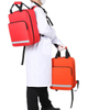 Custom Large Capacity Oxford Portable Emergency Vehicle First Aid Storage Backpack with Zipper Closure and Shoulder Strap