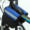 Fashion Bicycle Front Beam Bag Mountain Bike Mobile Phone Storage Waterproof Hanging Bag Riding Equipment Accessories Polyester