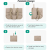 Wholesale Customized 20L Foldable Tote Bag Lightweight Water-resistant Solid Color Shoulder Bag for Ladies' Daily Shopping